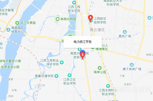 江西電力高級技工學(xué)校地址在哪里