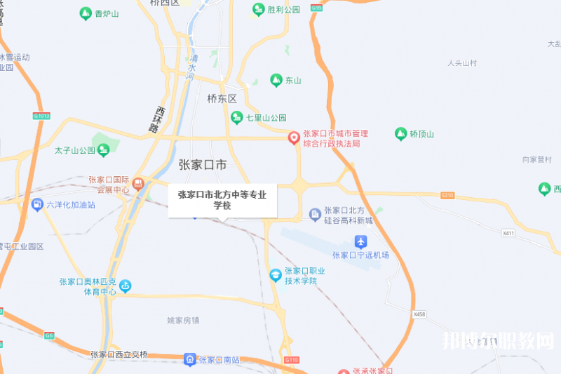 張家口市北方中等專業(yè)學(xué)校地址，乘車路線