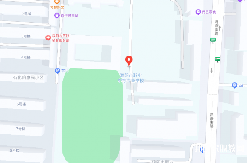 濮陽油田職業(yè)中等專業(yè)學(xué)校地址，乘車路線