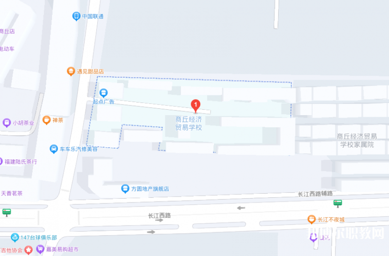 商丘經濟貿易學校地址，乘車路線