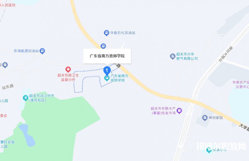 廣東省南方技師學(xué)院地址，乘車路線