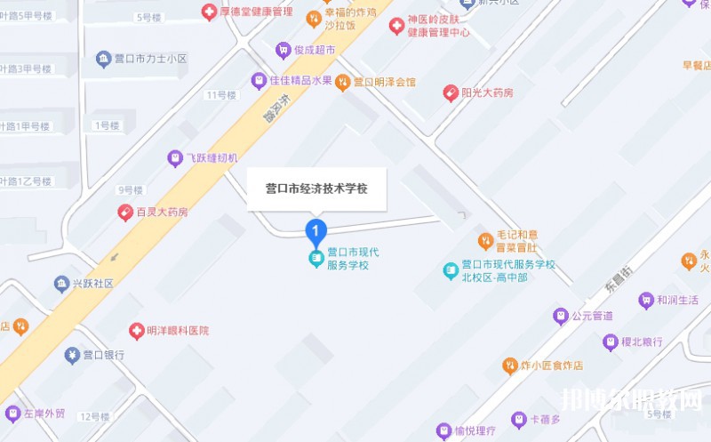 營口市經(jīng)濟技術(shù)學校地址，乘車路線