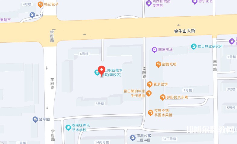 營口市信息技術(shù)學校地址，乘車路線