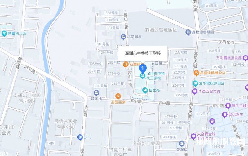 深圳市中特技工學(xué)校地址，乘車路線